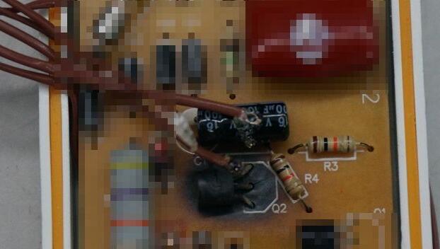 測試完畢明顯出現了焦黑現象。 測試完畢明顯出現了焦黑現象。